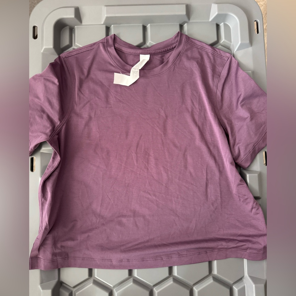Lululemon Athletica purple light weight tee